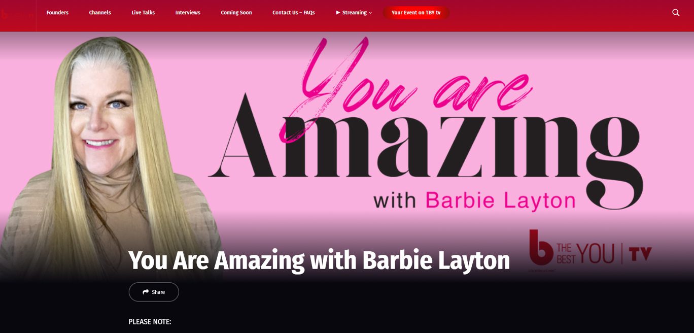 You Are Amazing with Barbie Layton